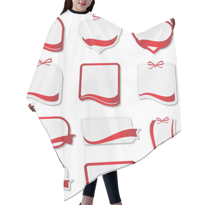 Personality  Set Of Vector Design Elements Hair Cutting Cape