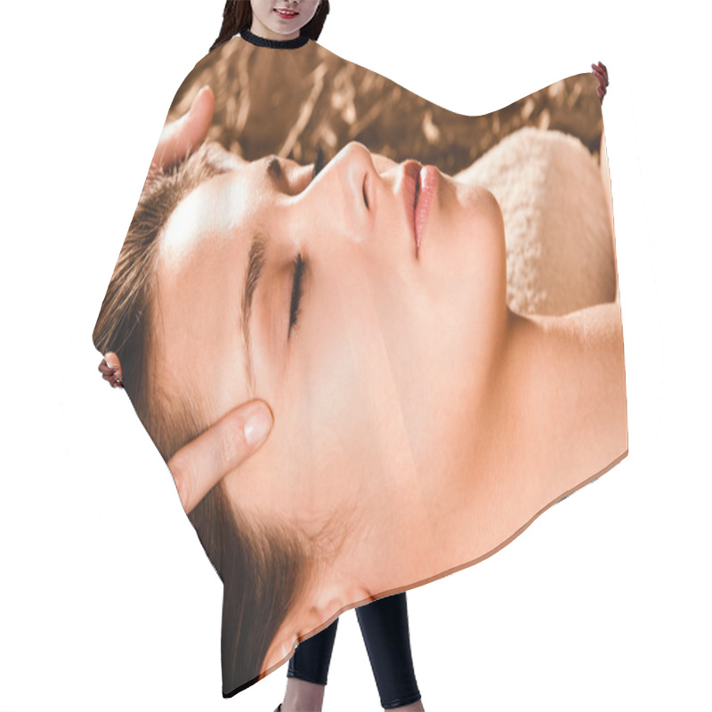 Personality  Face Massage Hair Cutting Cape