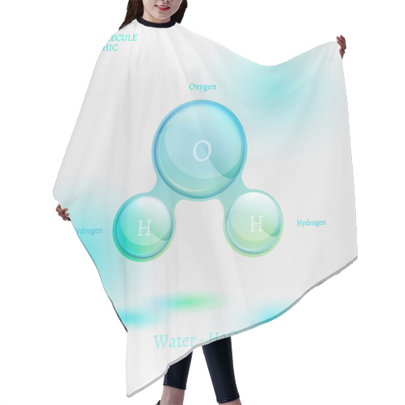 Personality  05 Water Molecule Hair Cutting Cape