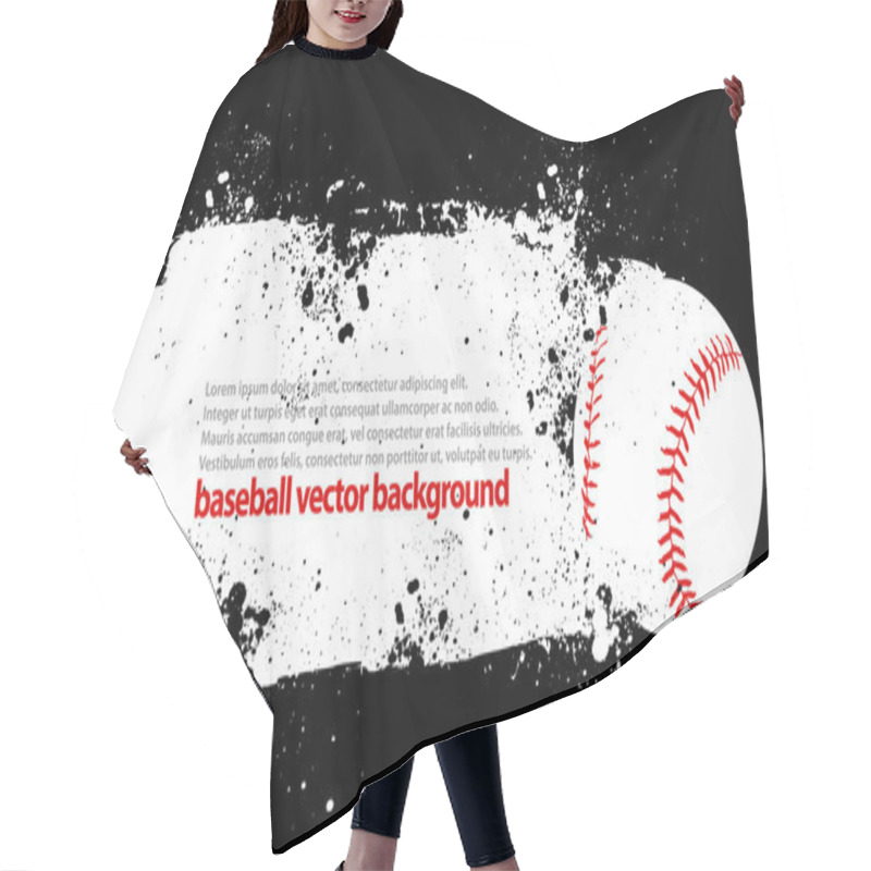 Personality  Baseball Hair Cutting Cape