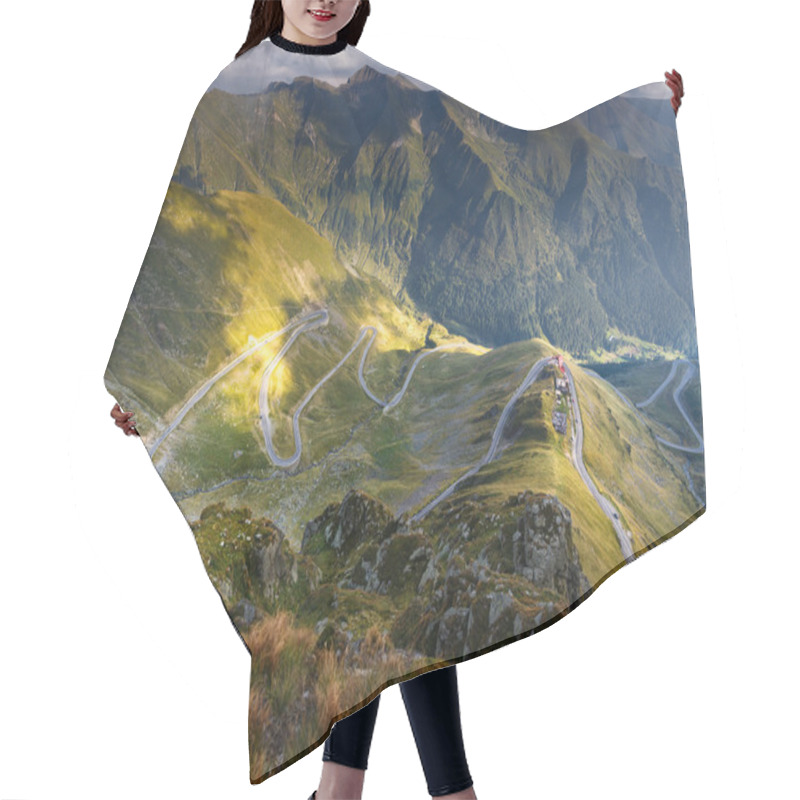 Personality  Transfagarasan Highway In Romania Hair Cutting Cape