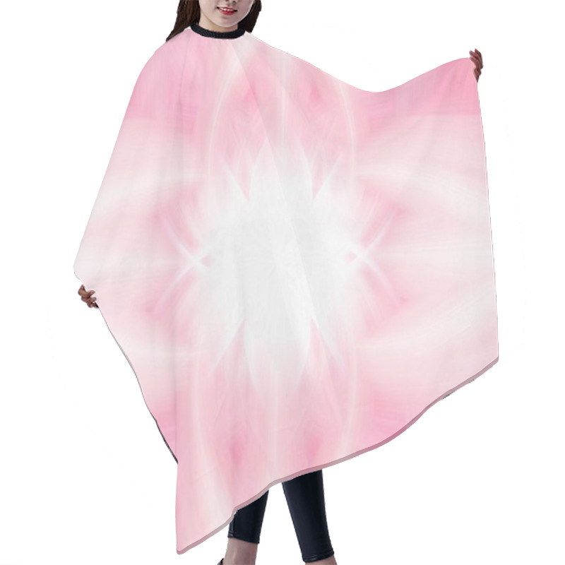 Personality  Geometric Pink Pattern Background Fractal. Pastel. Hair Cutting Cape