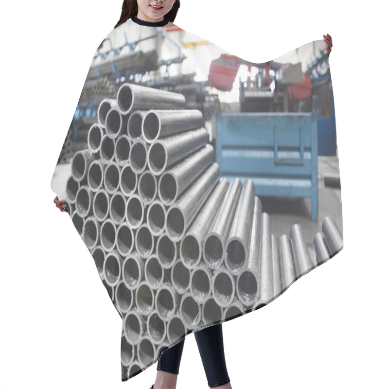 Personality  Steel Pipes In The Factory  Hair Cutting Cape