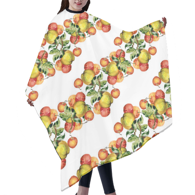 Personality  Apples Background Hair Cutting Cape