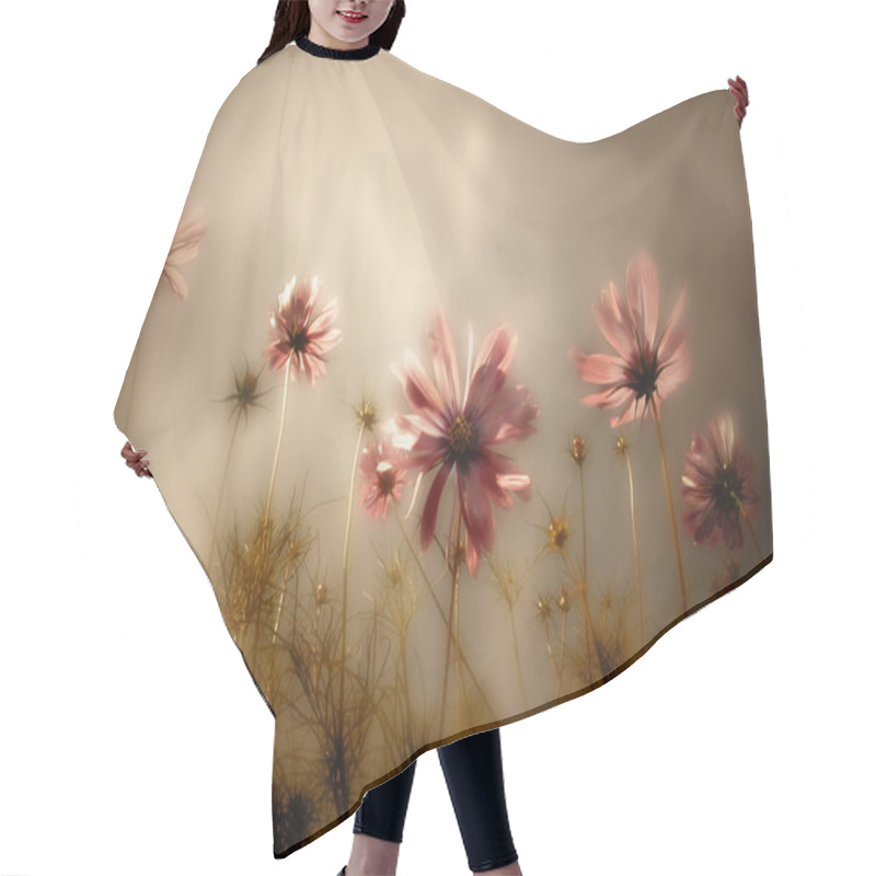 Personality  Wildflowers Card Hair Cutting Cape