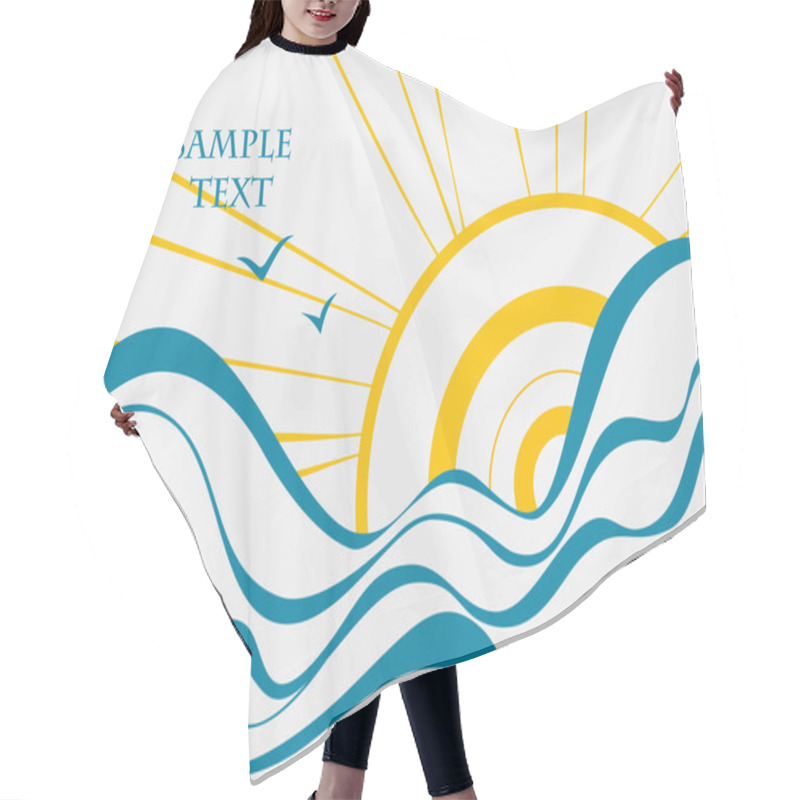 Personality  Sea And Sun Hair Cutting Cape