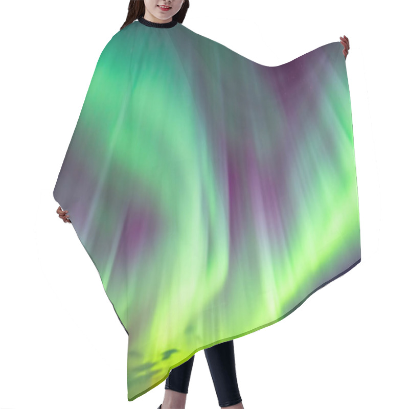 Personality  Northern Lights Aurora.  Aurora Borealis. A Wonderful Night With Northern Lights In Iceland. Icelandic Spiral Northern Lights. Hair Cutting Cape