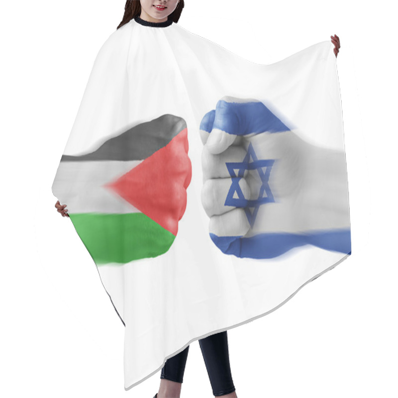 Personality  Palestine X Israel Hair Cutting Cape