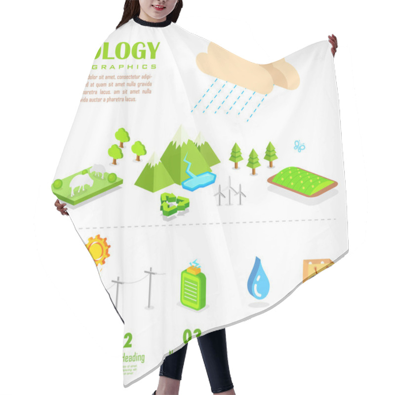 Personality  Ecology Infographics Chart Hair Cutting Cape