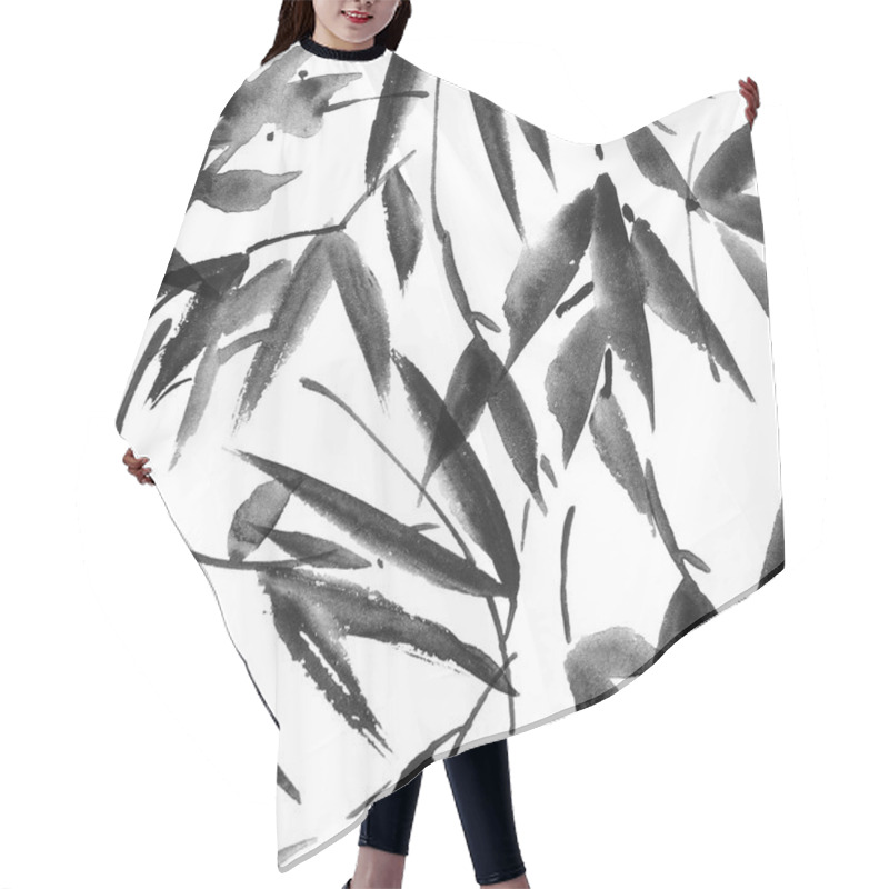 Personality  Tree Leaves Pattern Hair Cutting Cape