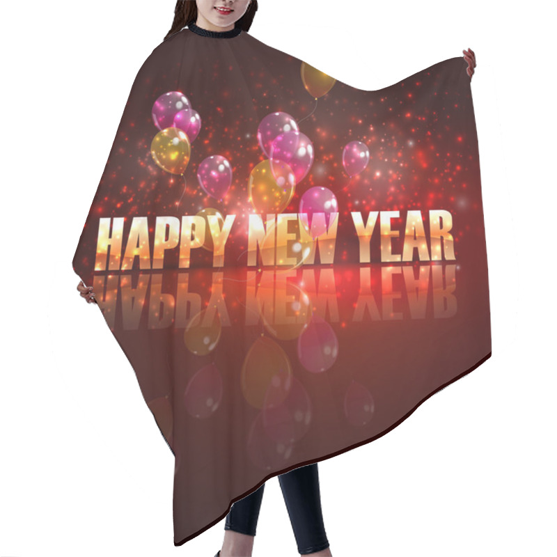 Personality  Happy New Year. Hair Cutting Cape