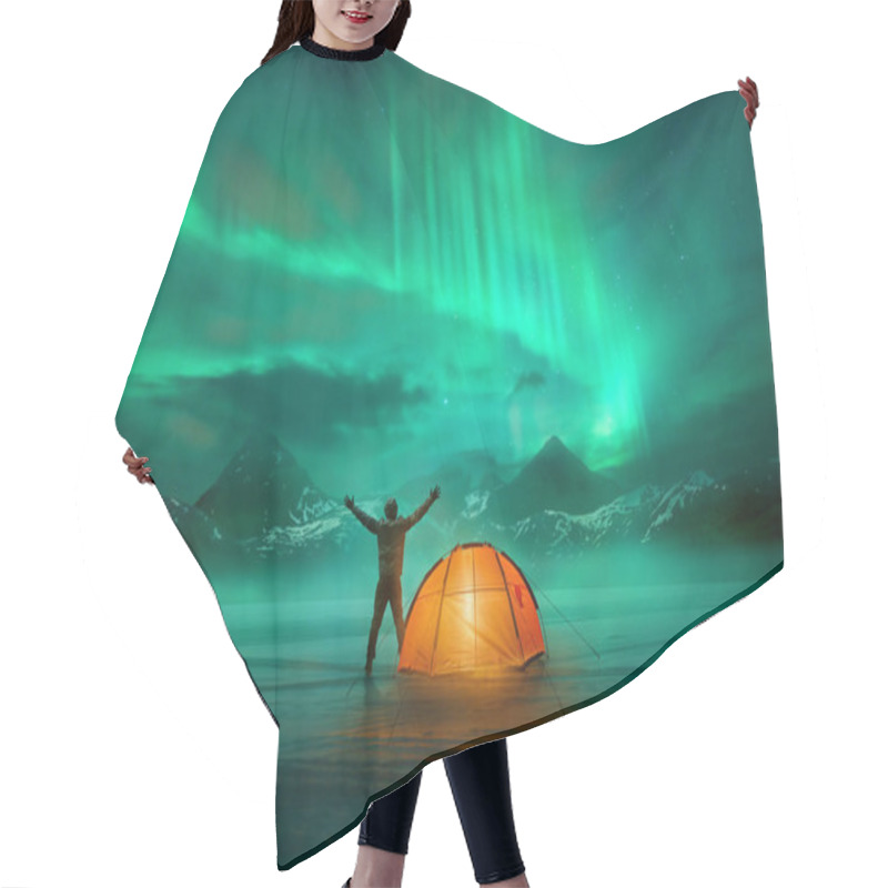 Personality  Northern Lights Adventure Hair Cutting Cape