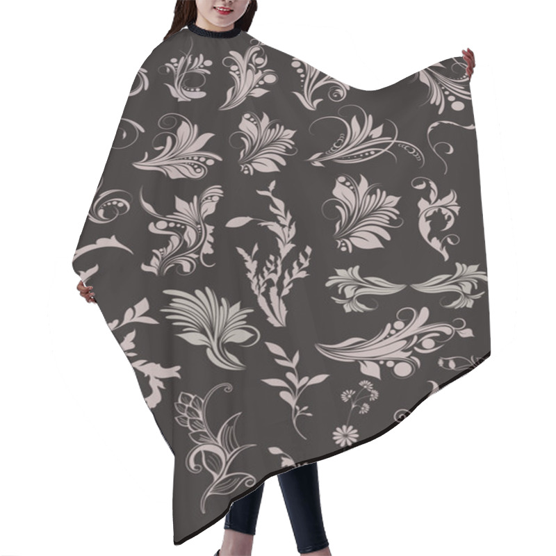 Personality  Editable Vector Design Elements Hair Cutting Cape