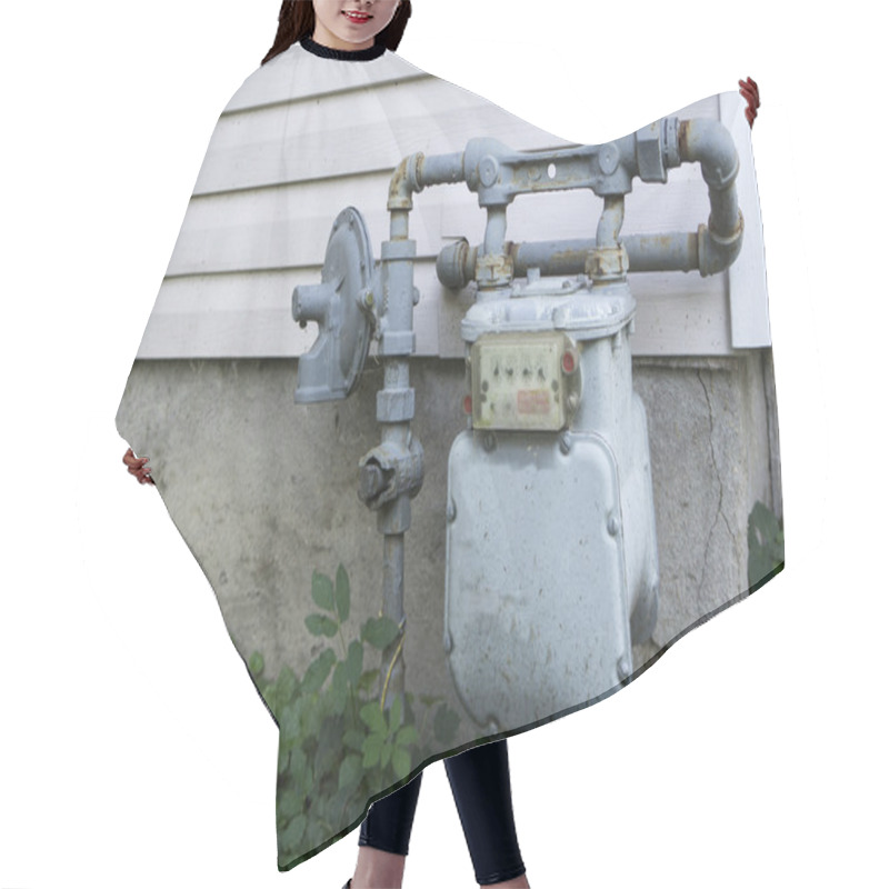 Personality  Residential Home Gas Meter Hair Cutting Cape