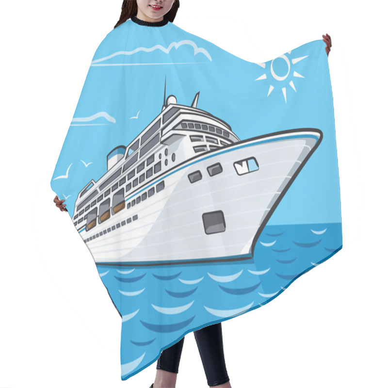 Personality  Luxury Cruise Liner Hair Cutting Cape