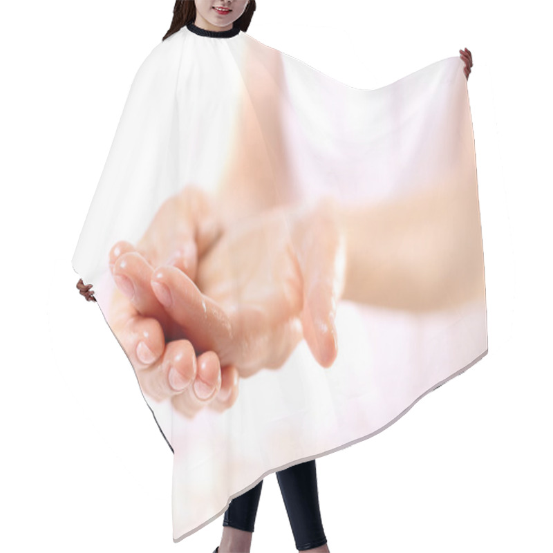 Personality  Acupressure, Hand Massage Hair Cutting Cape