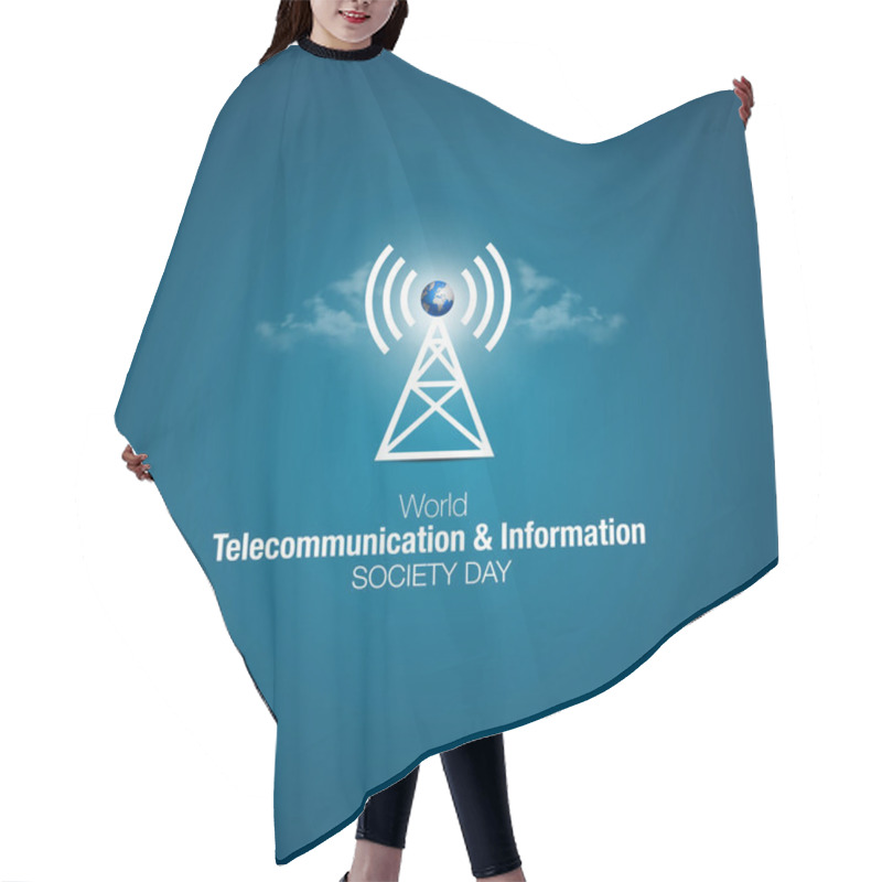 Personality  World Telecommunication And Information Society Day. Mobile Or Internet Network Vector Illustration. World Telecommunication And Information Society Day Celebration Banner Design, Greetings, Poster. Hair Cutting Cape