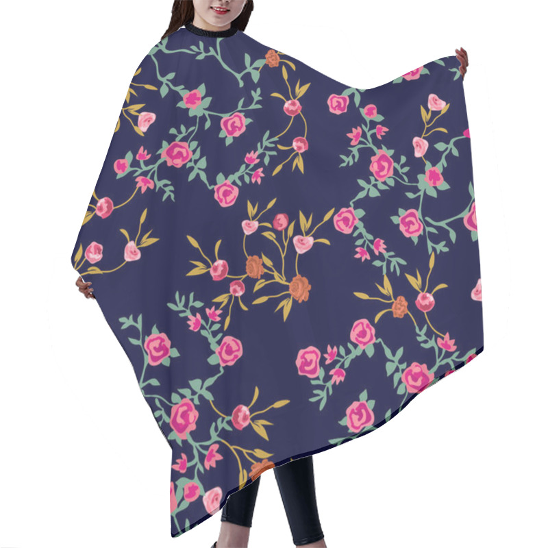 Personality  Romantic Roses Garden. Hair Cutting Cape