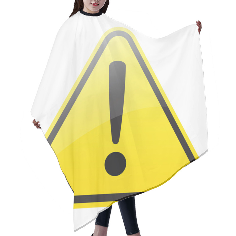 Personality  Warning Sign Hair Cutting Cape