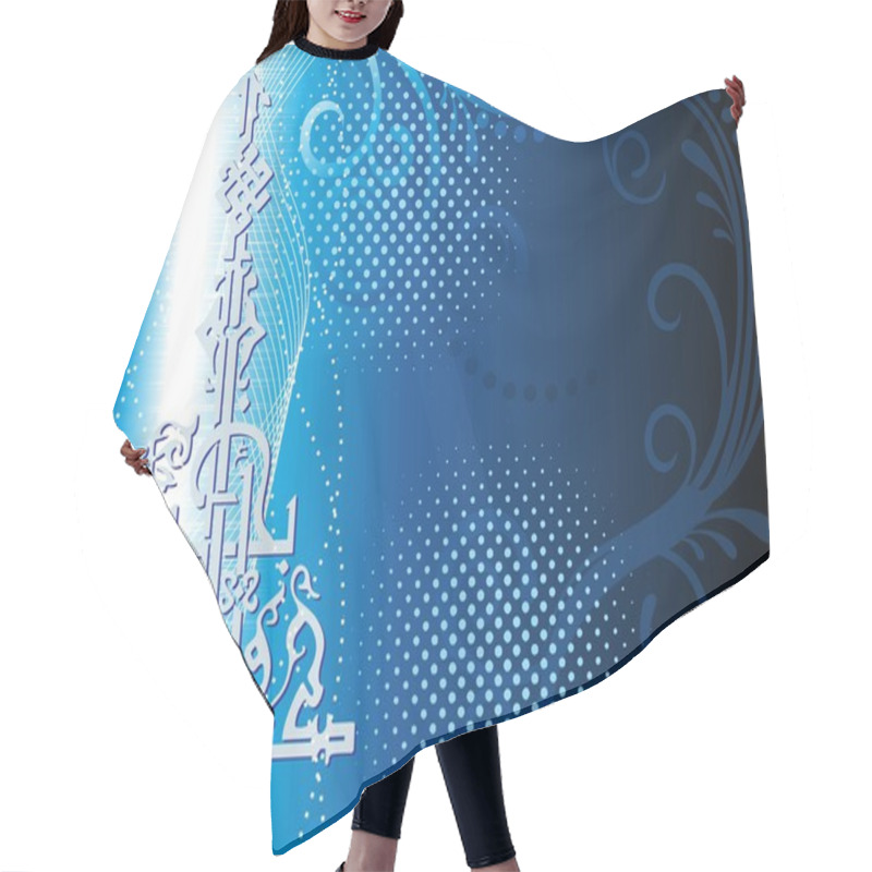 Personality  Background With Islamic Zoha Hair Cutting Cape