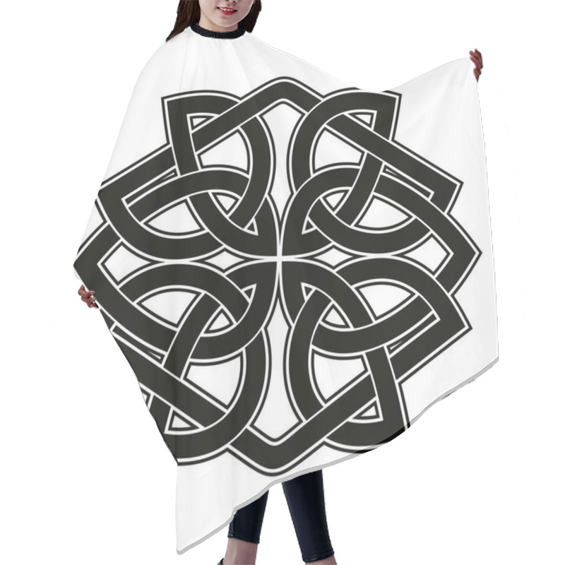 Personality  Celtic National Drawing. Hair Cutting Cape