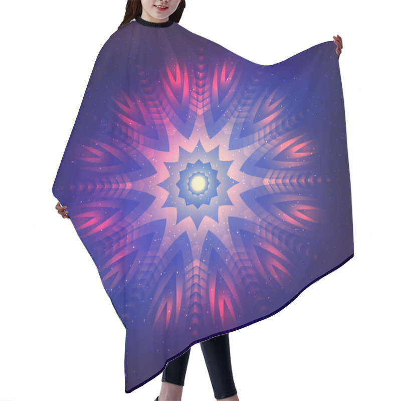 Personality  Abstract Shining Cosmic Star Hair Cutting Cape