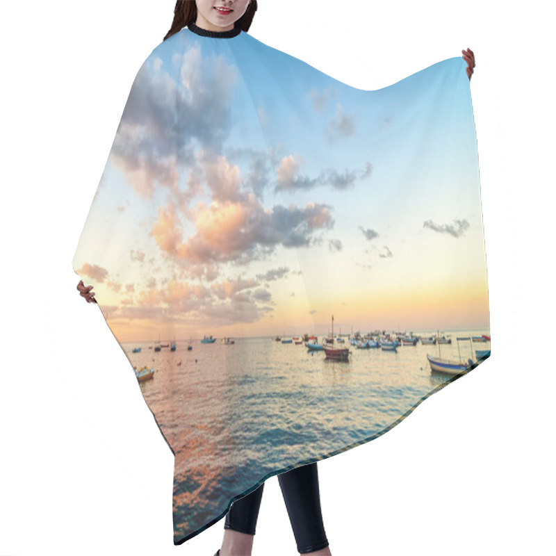 Personality  Tyrrhenian Sea Sunrise Hair Cutting Cape