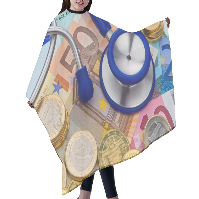 Personality  Stethoscope And Banknotes Hair Cutting Cape