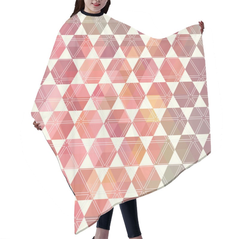 Personality  Retro Pattern Of Geometric Shapes Hair Cutting Cape