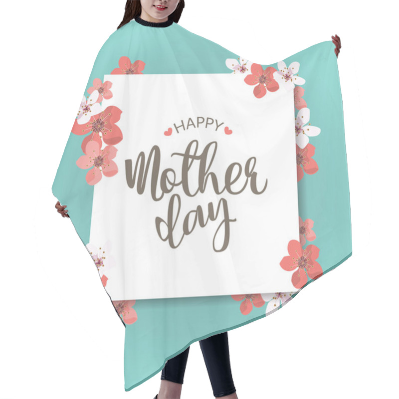 Personality  Happy Mother Day Hair Cutting Cape