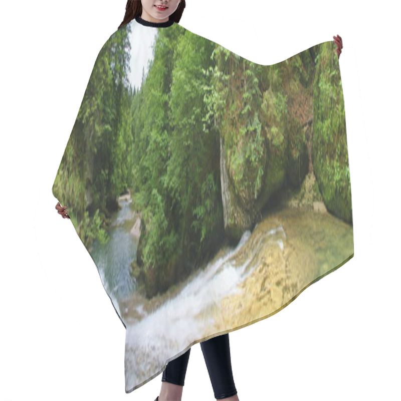 Personality  Waterscape Hair Cutting Cape