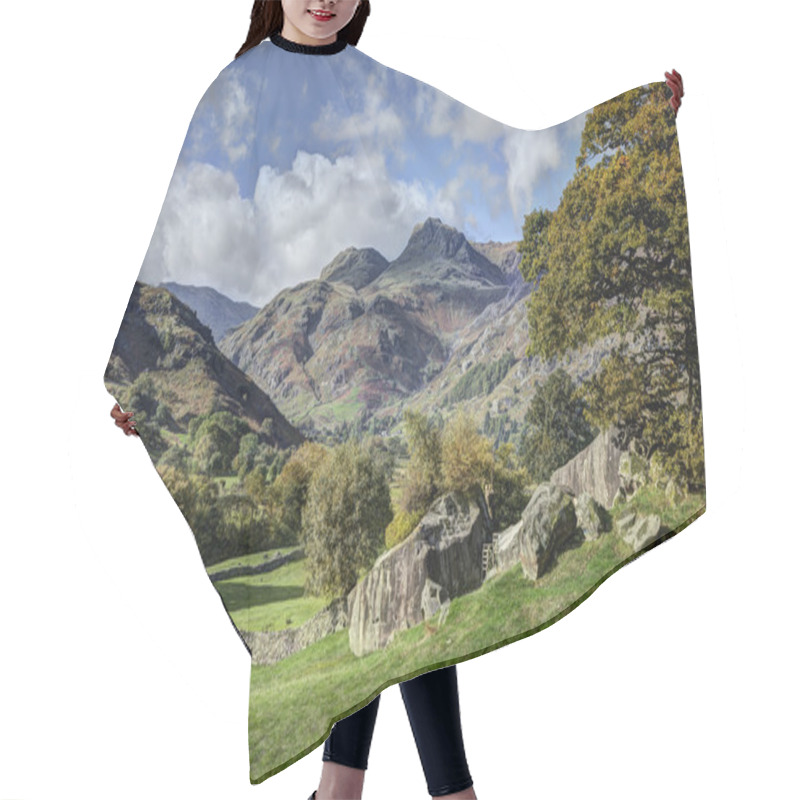 Personality  The Langdale Pikes From Copt Howe Hair Cutting Cape