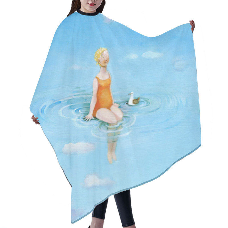 Personality  Water Noon Hair Cutting Cape