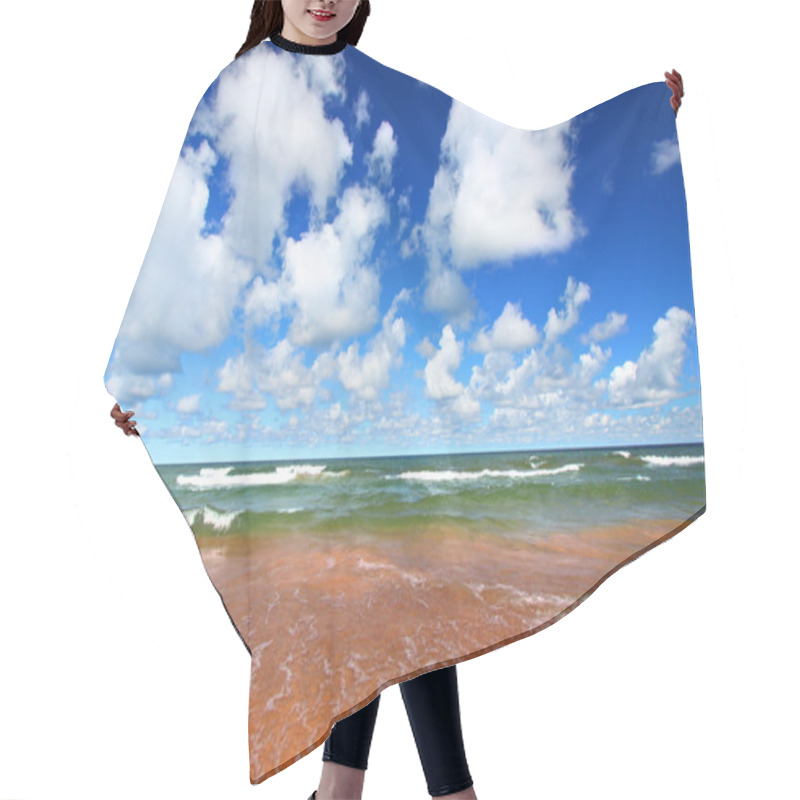 Personality  Lake Superior Beach Hair Cutting Cape