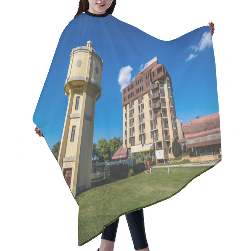 Personality  Old Water Tower And Hotel Danube - Vukovar,Croatia Hair Cutting Cape