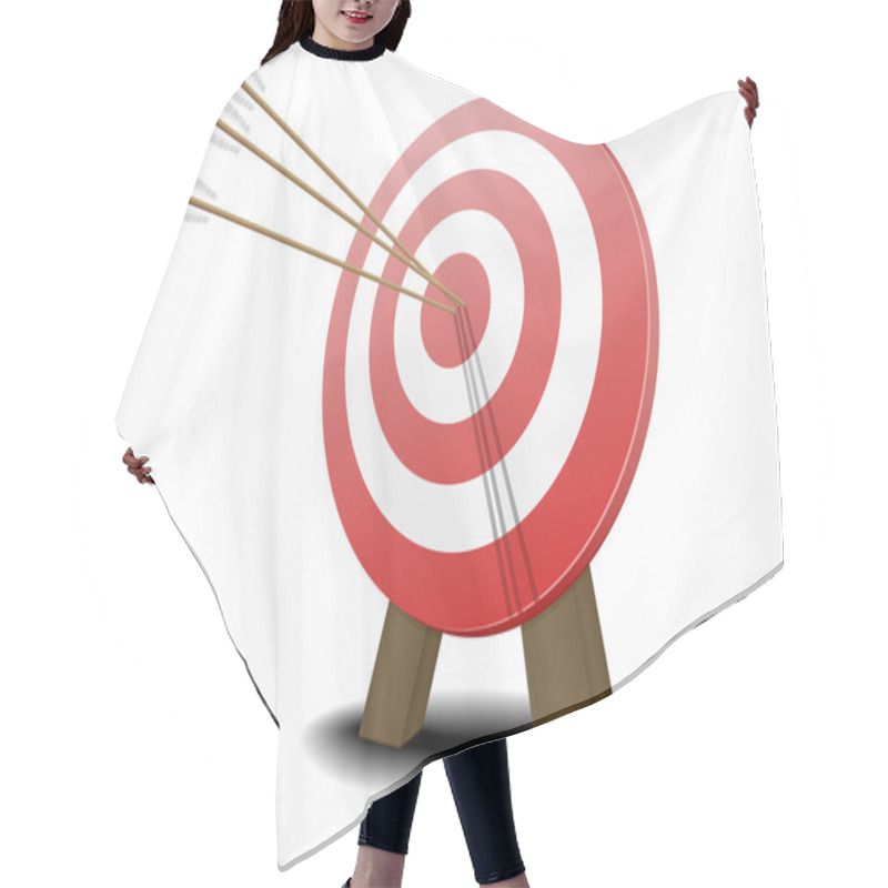 Personality  Target With Arrows Hair Cutting Cape