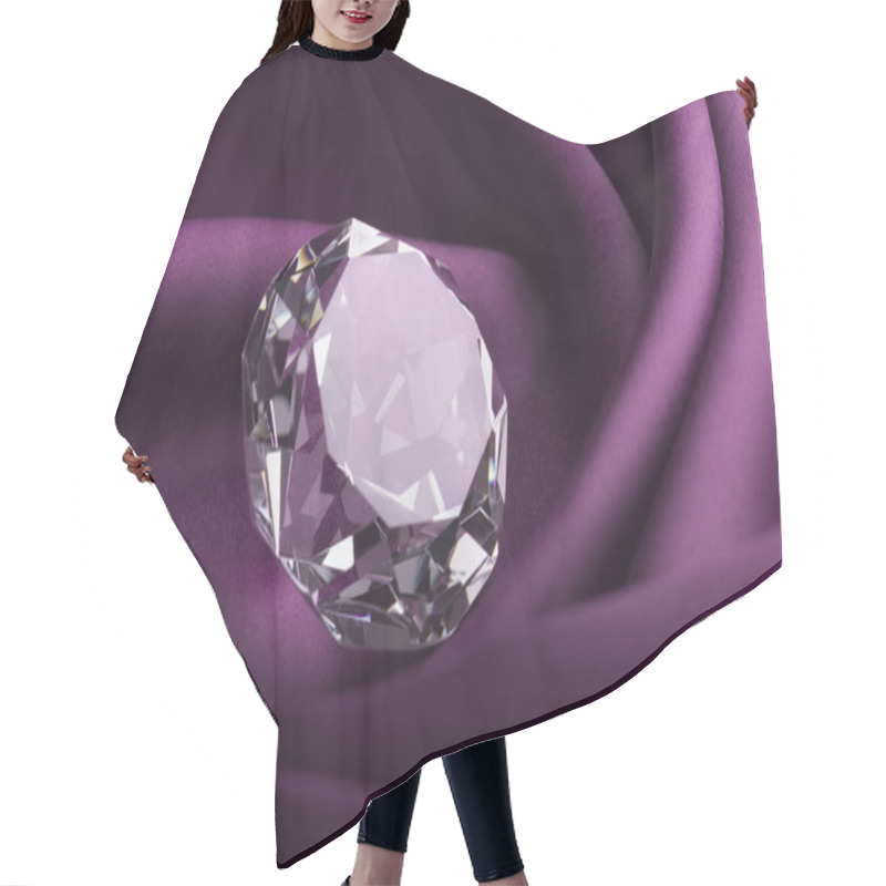 Personality  Shiny Diamond Hair Cutting Cape