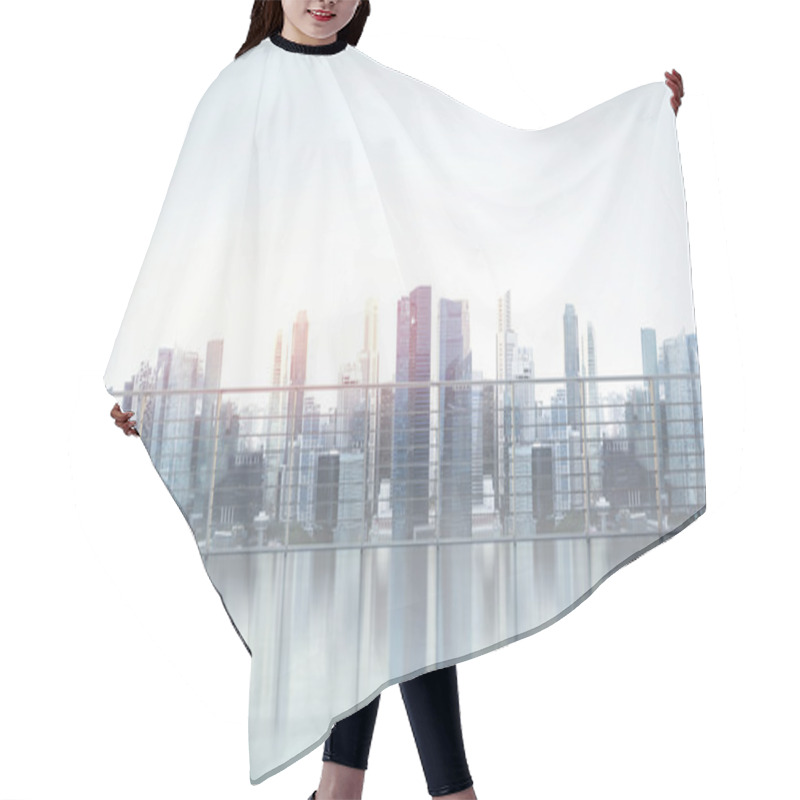 Personality  Modern City View Hair Cutting Cape