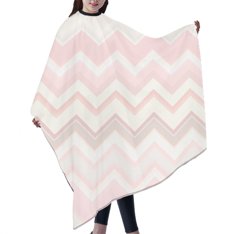 Personality  Chevron Zigzag Pastel, Soft, Tender Pattern Abstract Art Background, Pastel, Soft, Tender, Quiet, Half-light, Muted, Delicate Light Pale Soft-hued Color Trends Hair Cutting Cape