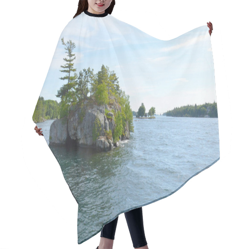 Personality  Rocky Island On The St. Lawrence River  Hair Cutting Cape