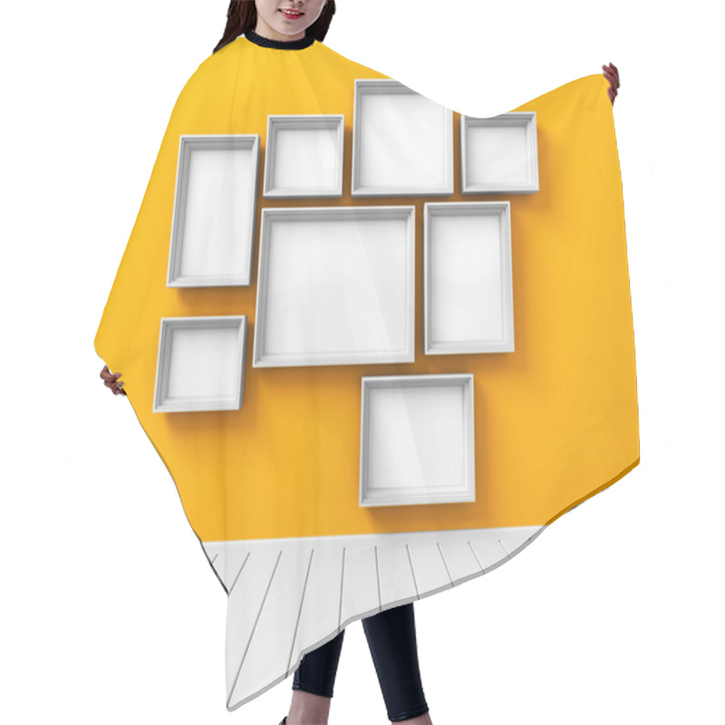 Personality  Set Of Picture Photo Frames Hair Cutting Cape