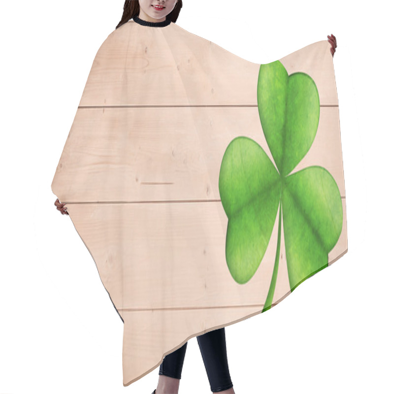 Personality  Composite Image Of Shamrock Hair Cutting Cape