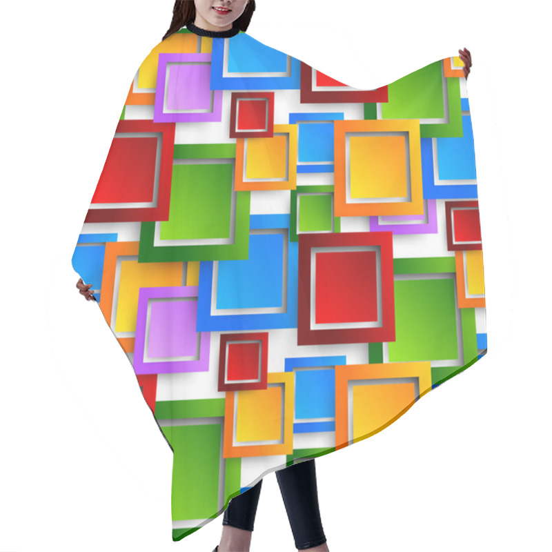 Personality  Abstract Pattern Hair Cutting Cape