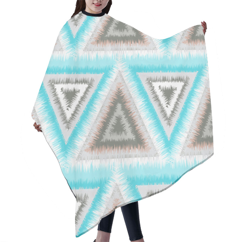 Personality  Seamless Pattern Tribal Hair Cutting Cape