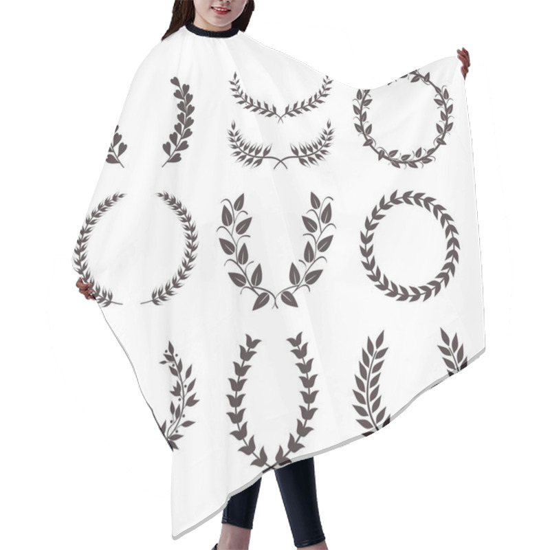 Personality  Ten Laurel Wreaths Hair Cutting Cape