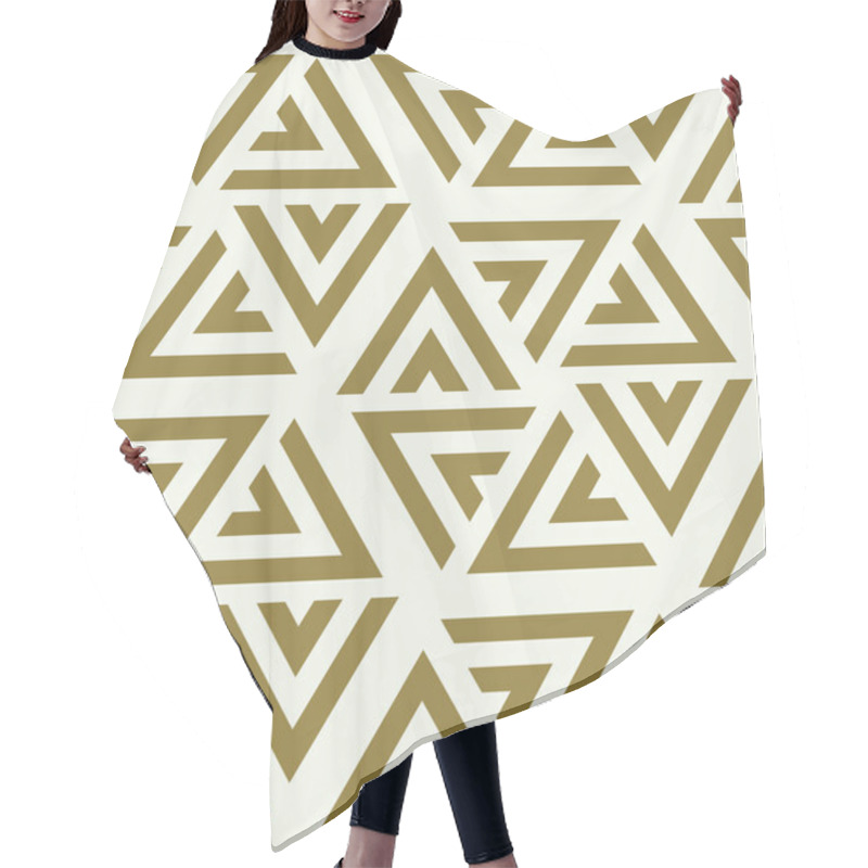 Personality  Graphic Simple Ornamental Tile Pattern  Hair Cutting Cape