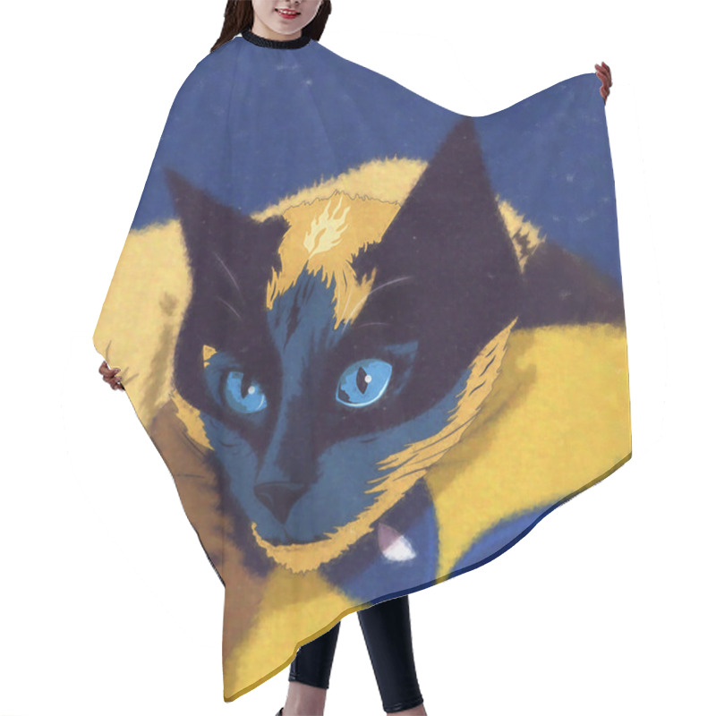 Personality  Cats Superheroes. Wolverine Hair Cutting Cape