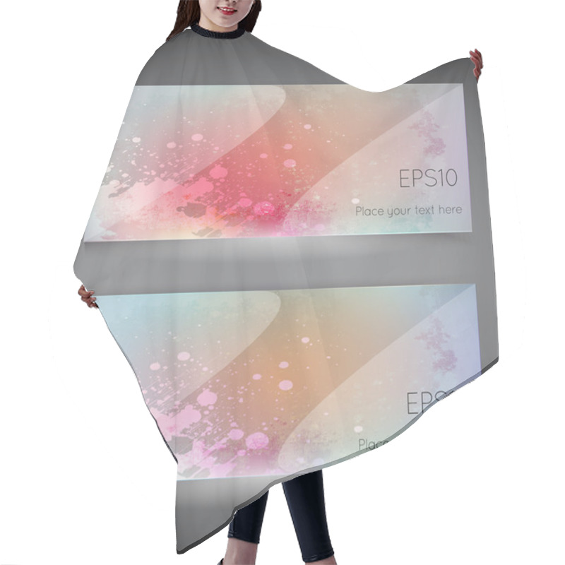 Personality  Template For Business Card Hair Cutting Cape