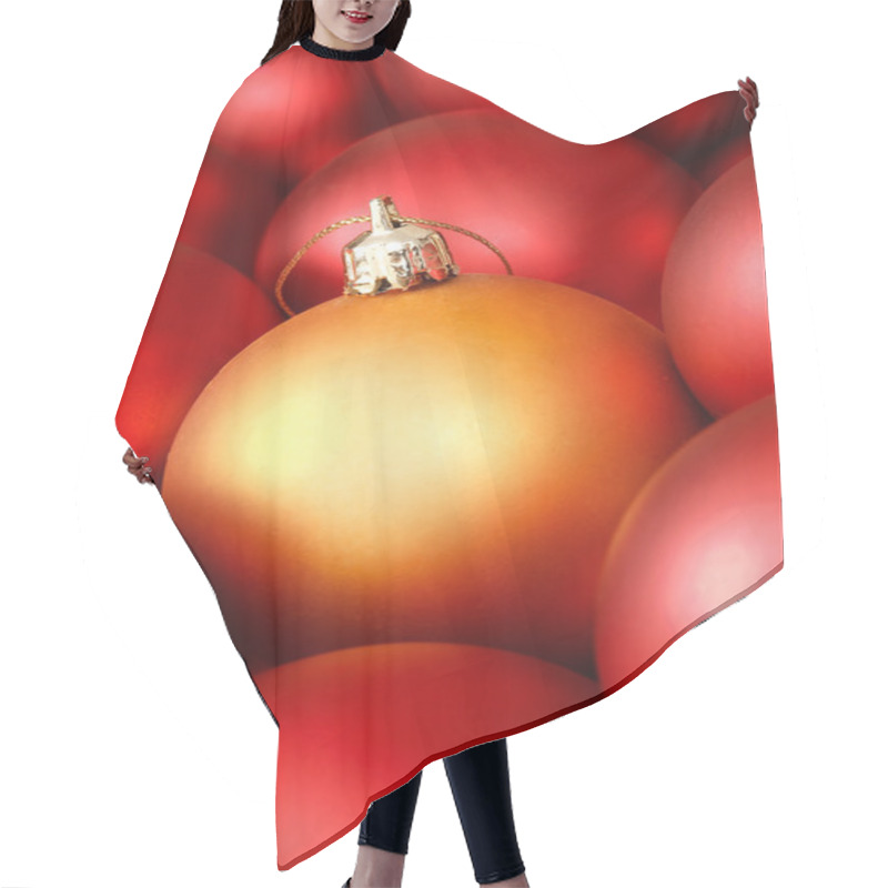 Personality  Christmas Balls Hair Cutting Cape