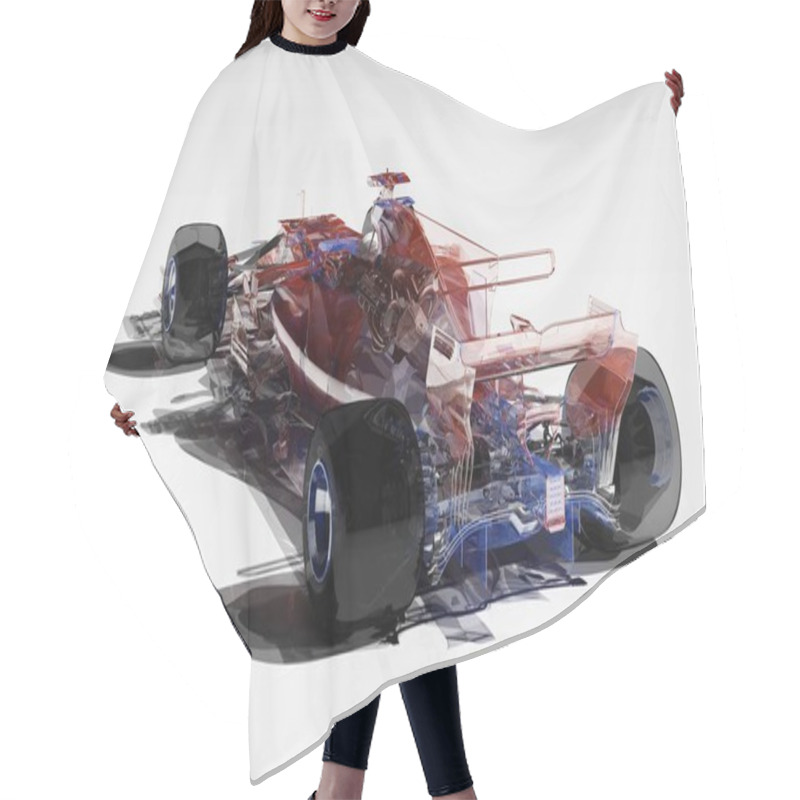 Personality  Racing Cars Hair Cutting Cape